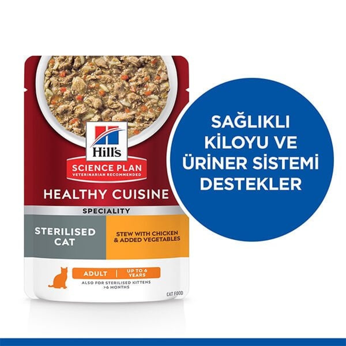 Hills Young Sterilised Tavuklu Kısırlaştırılmış Kedi Maması 13+2 Kg Hediyeli