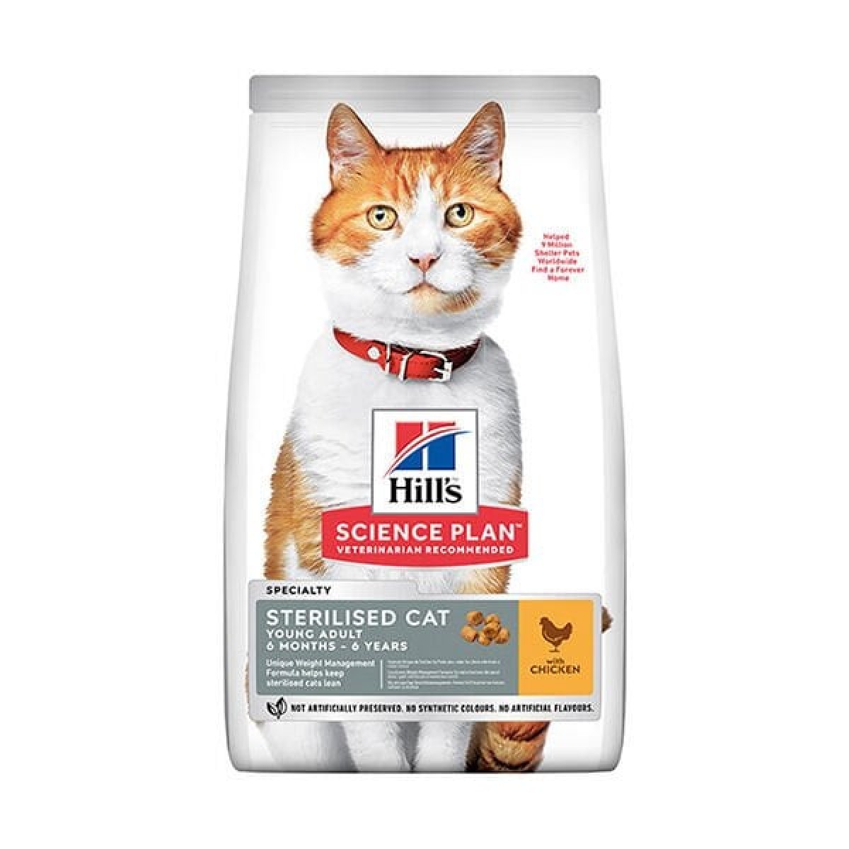 Hills Young Sterilised Tavuklu Kısırlaştırılmış Kedi Maması 3 Kg Hills Young Sterilised Tavuklu Kısırlaştırılmış Kedi Maması 3 Kg