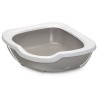 İmac Fred Köşe Açık Kedi Tuvaleti Gri 50x65x15.5 Cm İmac Fred Köşe Açık Kedi Tuvaleti Gri 50x65x15.5 Cm