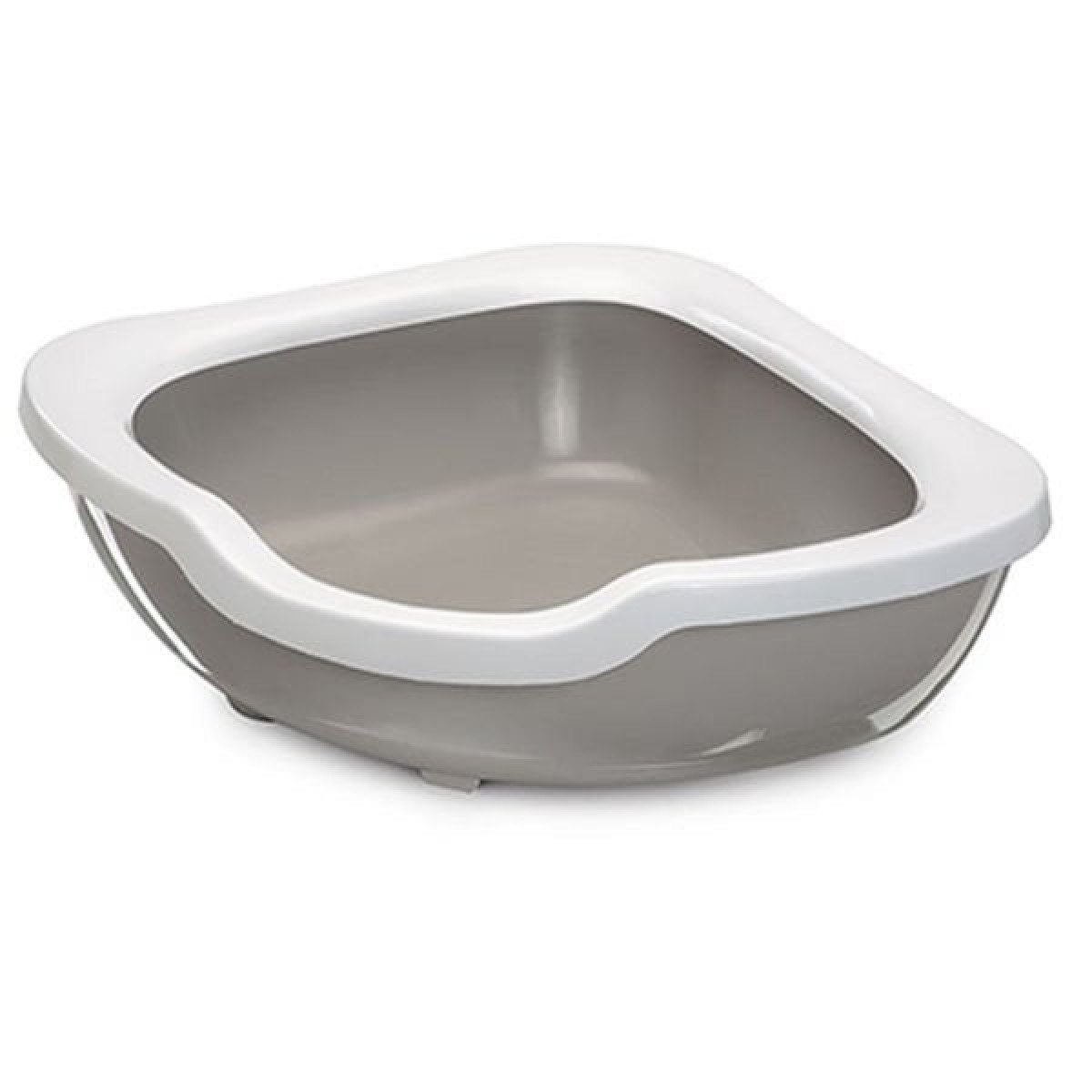 İmac Fred Köşe Açık Kedi Tuvaleti Gri 50x65x15.5 Cm İmac Fred Köşe Açık Kedi Tuvaleti Gri 50x65x15.5 Cm