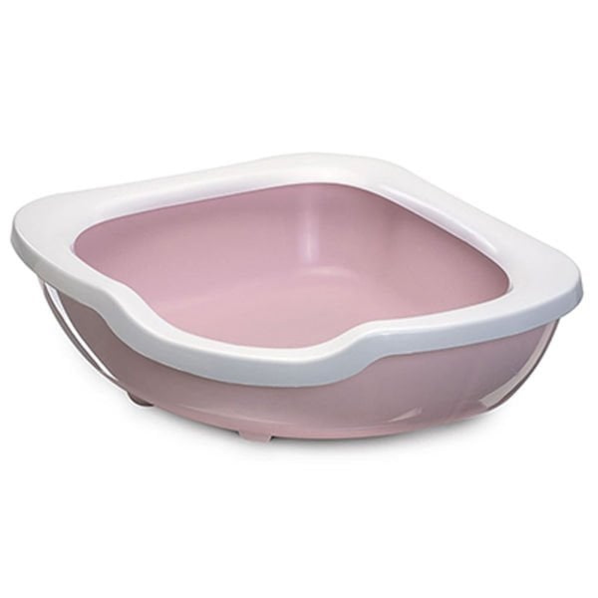 İmac Fred Köşe Açık Kedi Tuvaleti Pembe 50x65x15.5 Cm İmac Fred Köşe Açık Kedi Tuvaleti Pembe 50x65x15.5 Cm