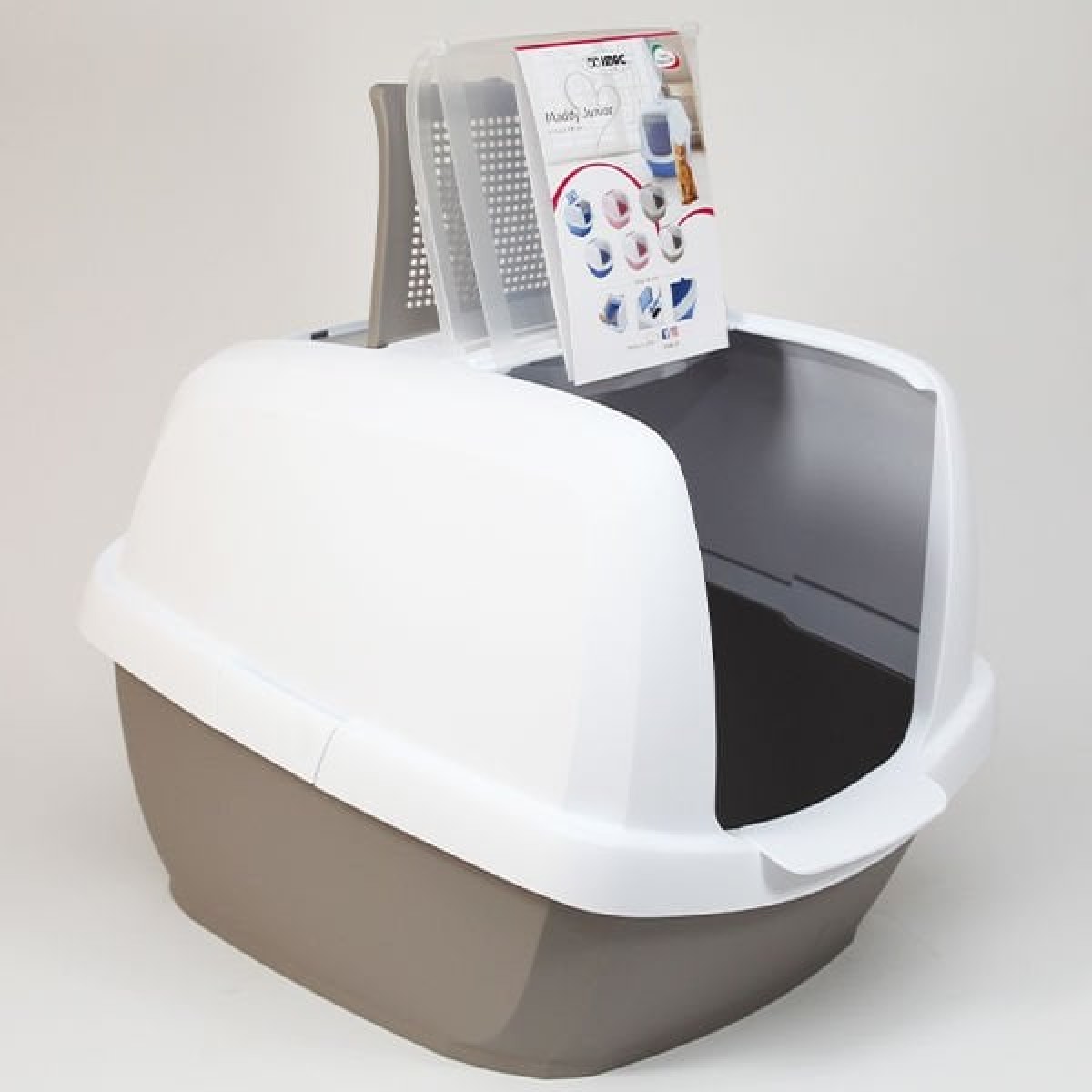 İmac Maddy Junior Üstü Açılır Kapalı Kedi Tuvaleti Gri 57x43x41 Cm İmac Maddy Junior Üstü Açılır Kapalı Kedi Tuvaleti Gri 57x43x41 Cm