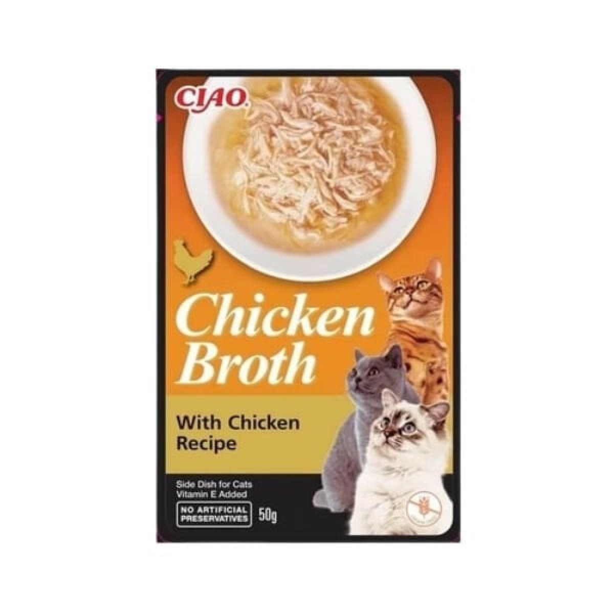 Inaba Ciao Chicken Broth Tavuk Sulu ve Tavuklu Kedi Çorbası 50 Gr Inaba Ciao Chicken Broth Tavuk Sulu ve Tavuklu Kedi Çorbası 50 Gr
