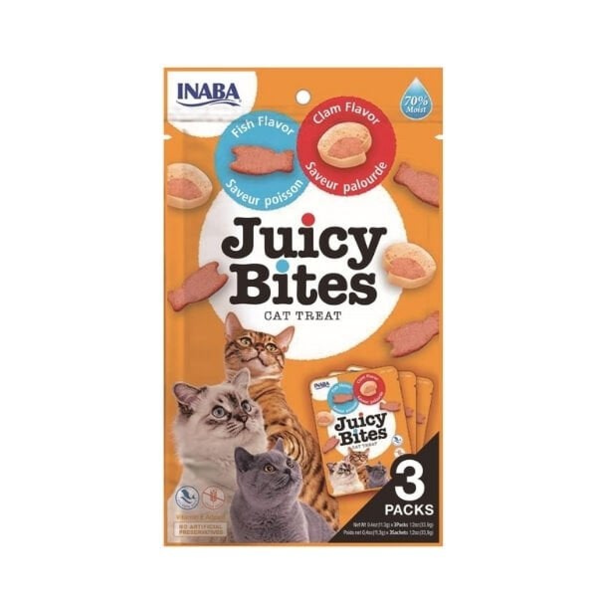 Inaba Juicy Bites Balıklı ve İstiridyeli Kedi Ödül Maması 11.3 Gr 3 Adet Inaba Juicy Bites Balıklı ve İstiridyeli Kedi Ödül Maması 11.3 Gr 3 Adet