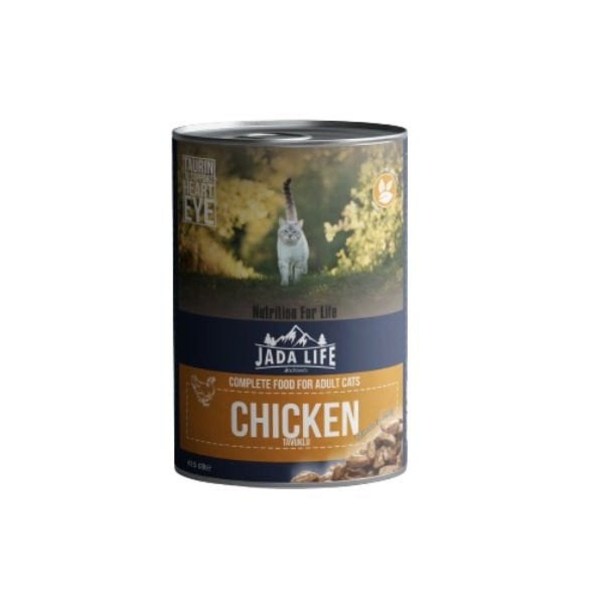 Jada Life Tavuklu Parça Etli Yetişkin Konserve Kedi Maması 415 Gr Jada Life Tavuklu Parça Etli Yetişkin Konserve Kedi Maması 415 Gr