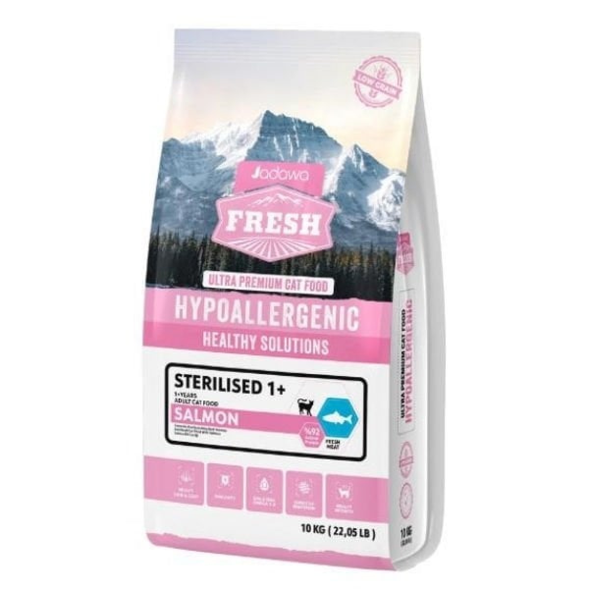 Jadawa Fresh Somonlu Kısırlaştırılmış Yetişkin Kedi Maması 10 Kg Jadawa Fresh Somonlu Kısırlaştırılmış Yetişkin Kedi Maması 10 Kg
