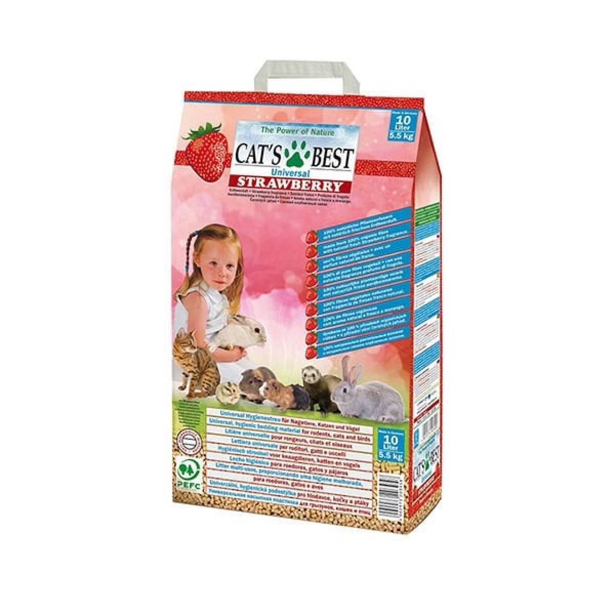 Jrs Cats Best Çilekli Bitkisel Kuş Kemirgen ve Kedi Kumu 10 Lt 5.5 Kg Jrs Cats Best Çilekli Bitkisel Kuş Kemirgen ve Kedi Kumu 10 Lt 5.5 Kg