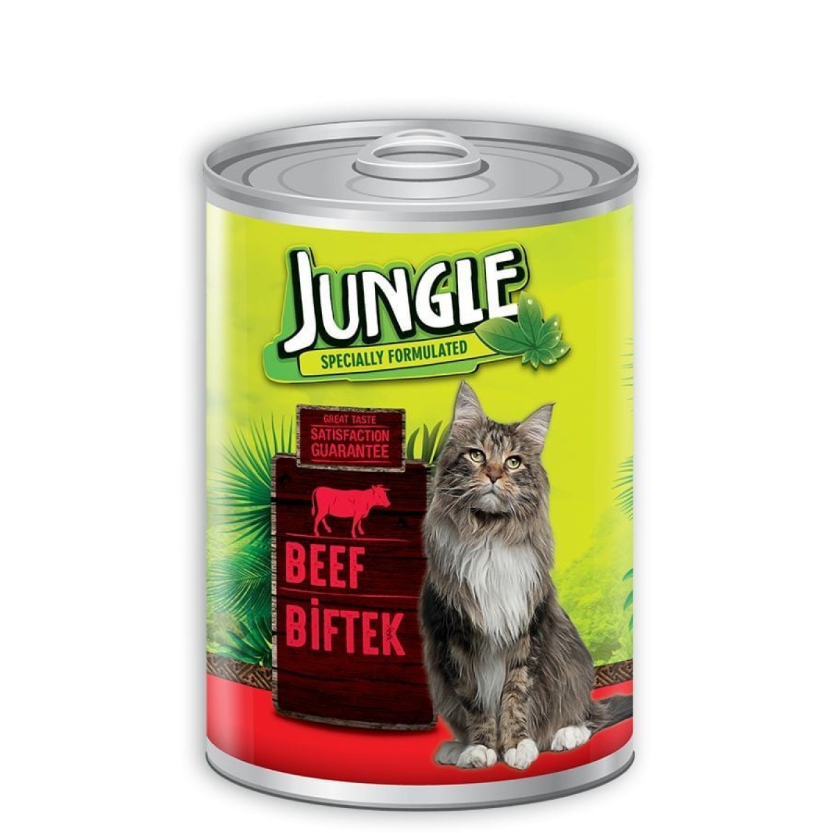 Jungle Biftekli Konserve Kedi Maması 415 Gr Jungle Biftekli Konserve Kedi Maması 415 Gr