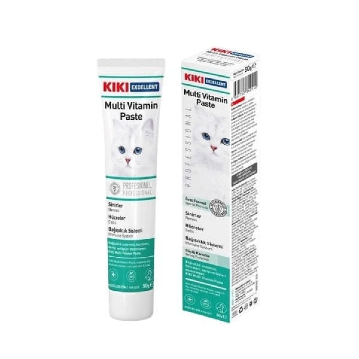 Kiki Excellent Bağışıklık Sistemi Destekleyici Kedi Multi Vitamin Malt Macunu 100 Gr Kiki Excellent Bağışıklık Sistemi Destekleyici Kedi Multi Vitamin Malt Macunu 100 Gr