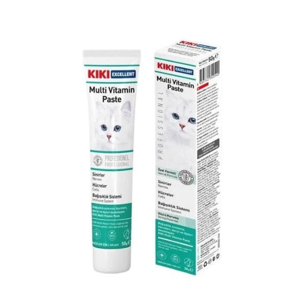 Kiki Excellent Bağışıklık Sistemi Destekleyici Kedi Multi Vitamin Malt Macunu 50 Gr Kiki Excellent Bağışıklık Sistemi Destekleyici Kedi Multi Vitamin Malt Macunu 50 Gr