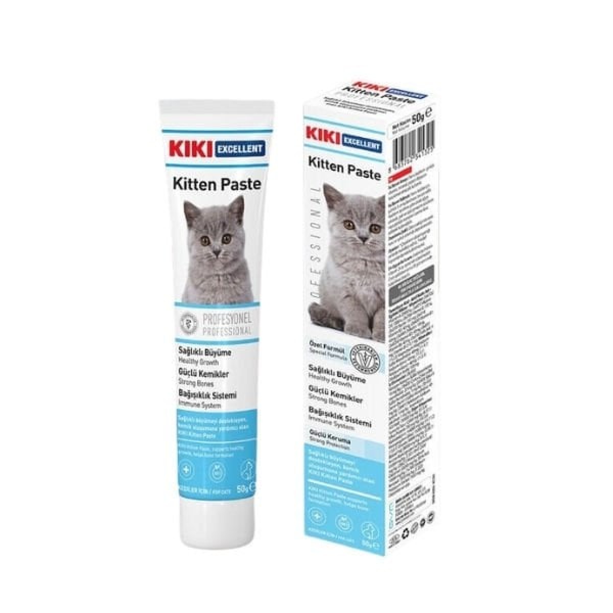 Kiki Excellent Kitten Paste Sağlıklı Büyümeyi Destekleyen Yavru Kedi Macunu 50 Gr