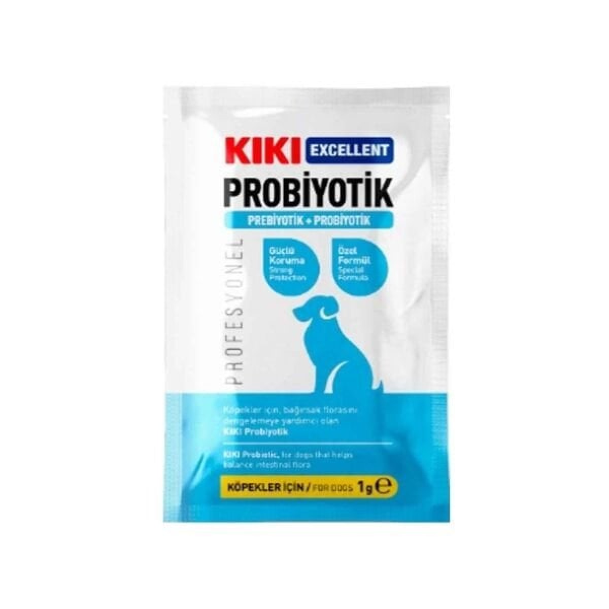Kiki Excellent Köpekler için Toz Probiyotik ve Prebiyotik Saşe 1 Gr 1 Adet Kiki Excellent Köpekler için Toz Probiyotik ve Prebiyotik Saşe 1 Gr 1 Adet