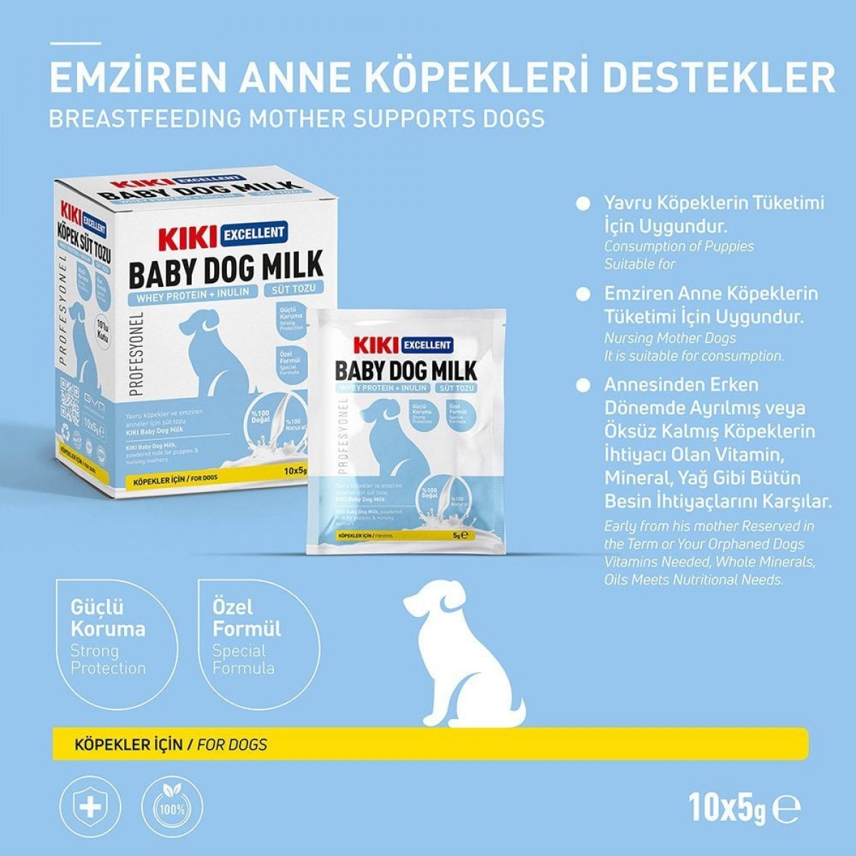Kiki Excellent Köpekler için Toz Probiyotik ve Prebiyotik Saşe 1 Gr 1 Adet Kiki Excellent Köpekler için Toz Probiyotik ve Prebiyotik Saşe 1 Gr 1 Adet