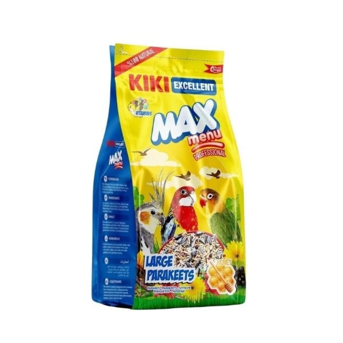Kiki Excellent Max Menu Ballı Büyük Pareket Kuş Yemi 500 Gr Kiki Excellent Max Menu Ballı Büyük Pareket Kuş Yemi 500 Gr