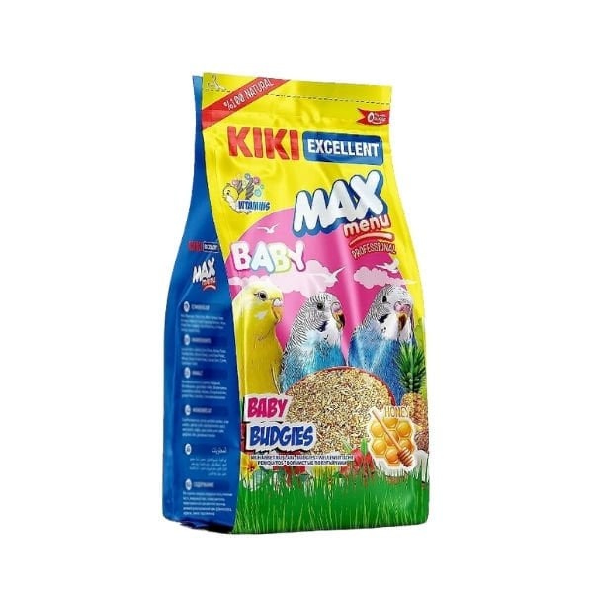 Kiki Excellent Max Menu Ballı Yavru Muhabbet Kuşu Yemi 500 Gr Kiki Excellent Max Menu Ballı Yavru Muhabbet Kuşu Yemi 500 Gr