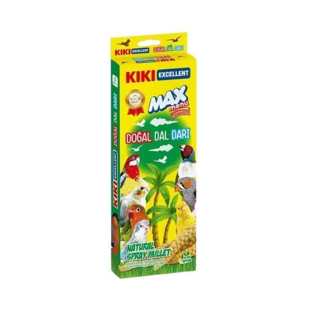 Kiki Excellent Max Menu Kuşlar için Doğal Dal Darı Kiki Excellent Max Menu Kuşlar için Doğal Dal Darı