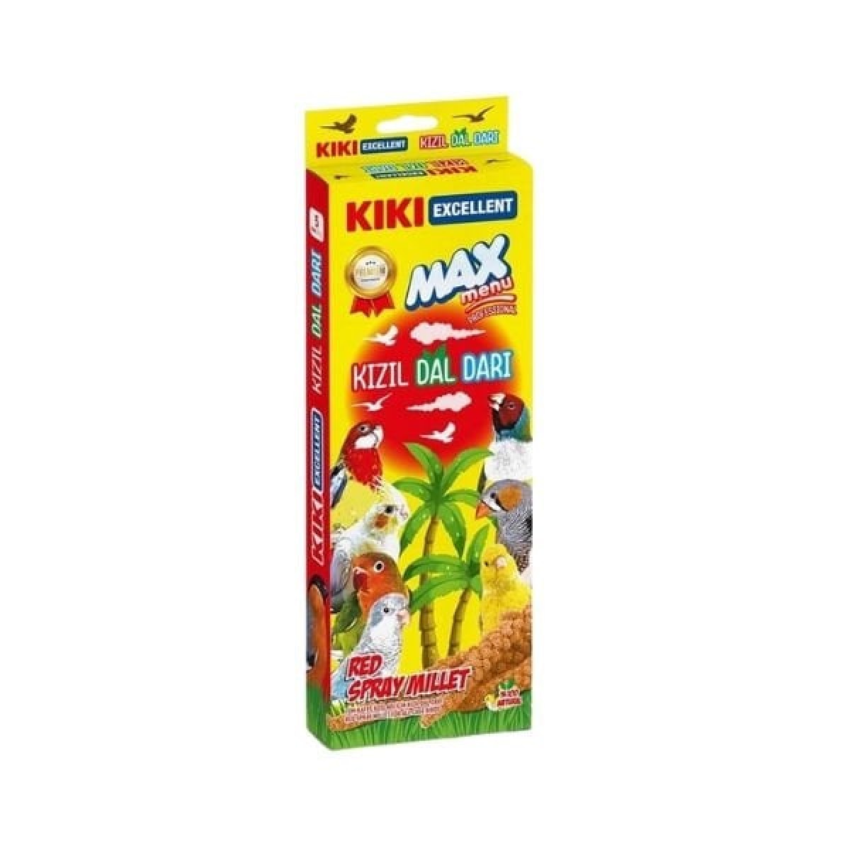 Kiki Excellent Max Menu Kuşlar için Kızıl Dal Darı Kiki Excellent Max Menu Kuşlar için Kızıl Dal Darı