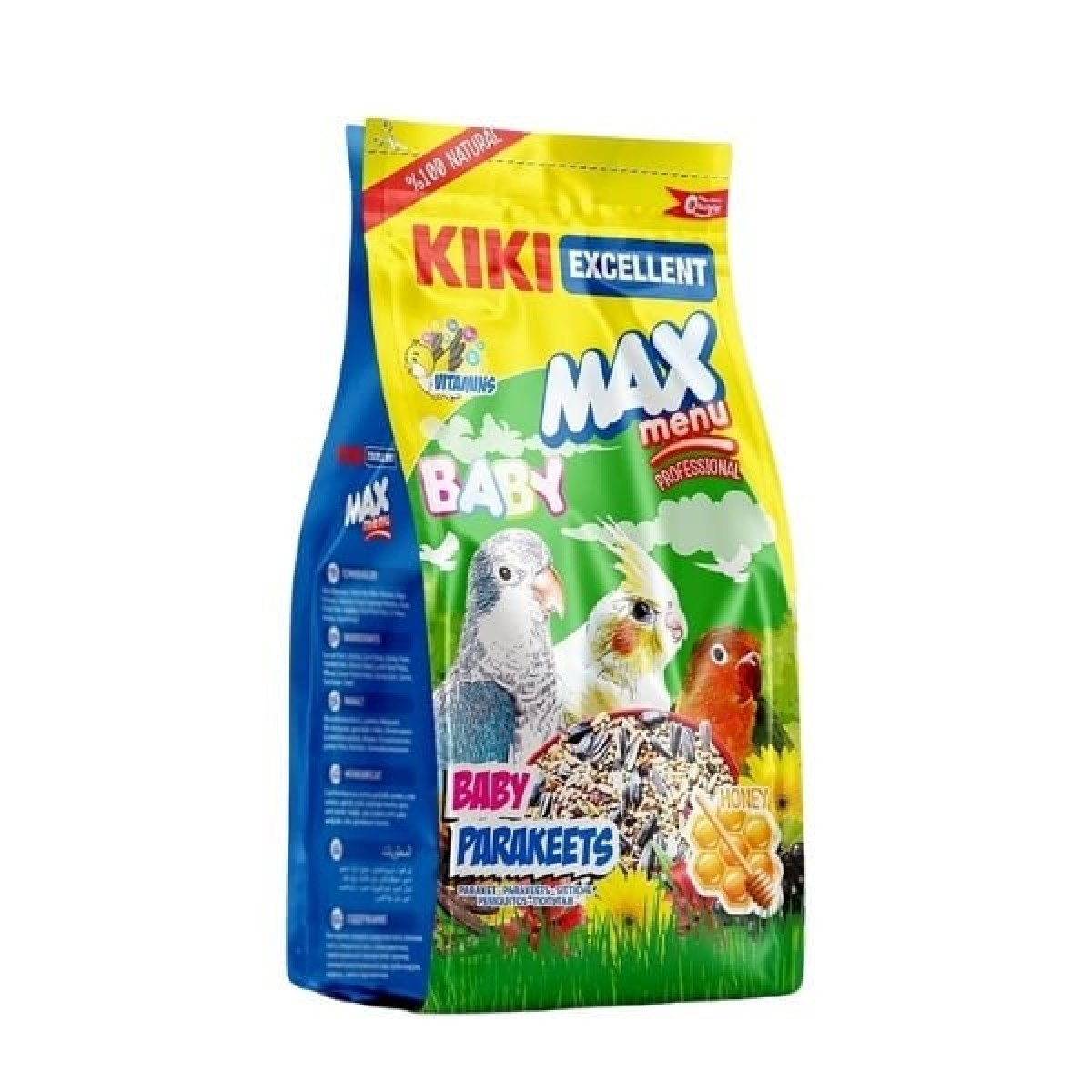 Kiki Excellent Max Menu Yavru Paraket Kuşu Yemi 500 Gr Kiki Excellent Max Menu Yavru Paraket Kuşu Yemi 500 Gr