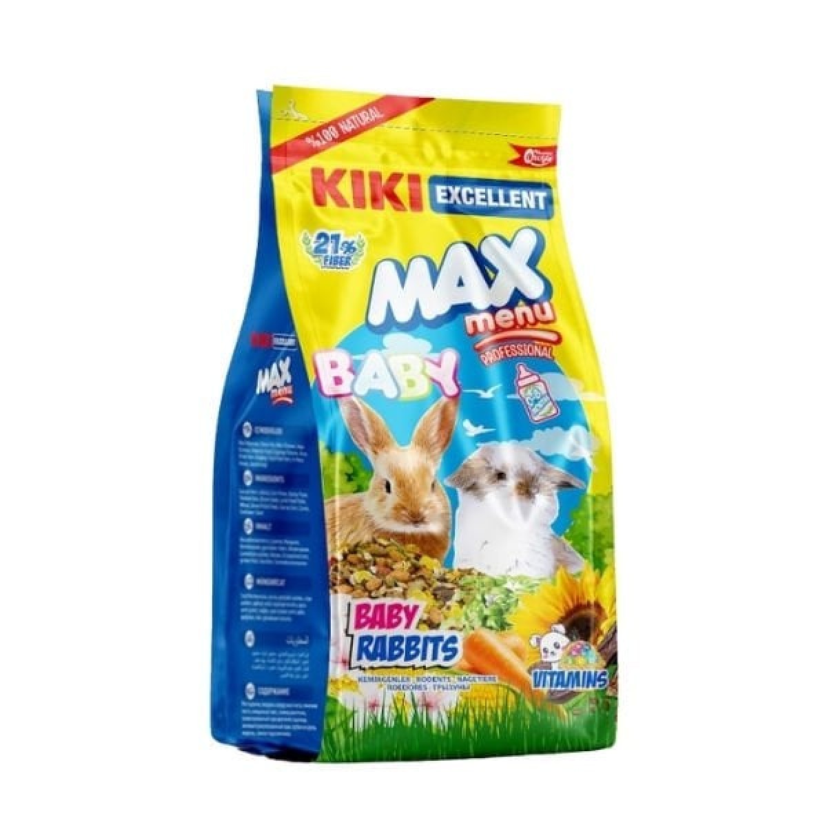 Kiki Excellent Max Menu Yavru Tavşan Yemi 500 Gr Kiki Excellent Max Menu Yavru Tavşan Yemi 500 Gr