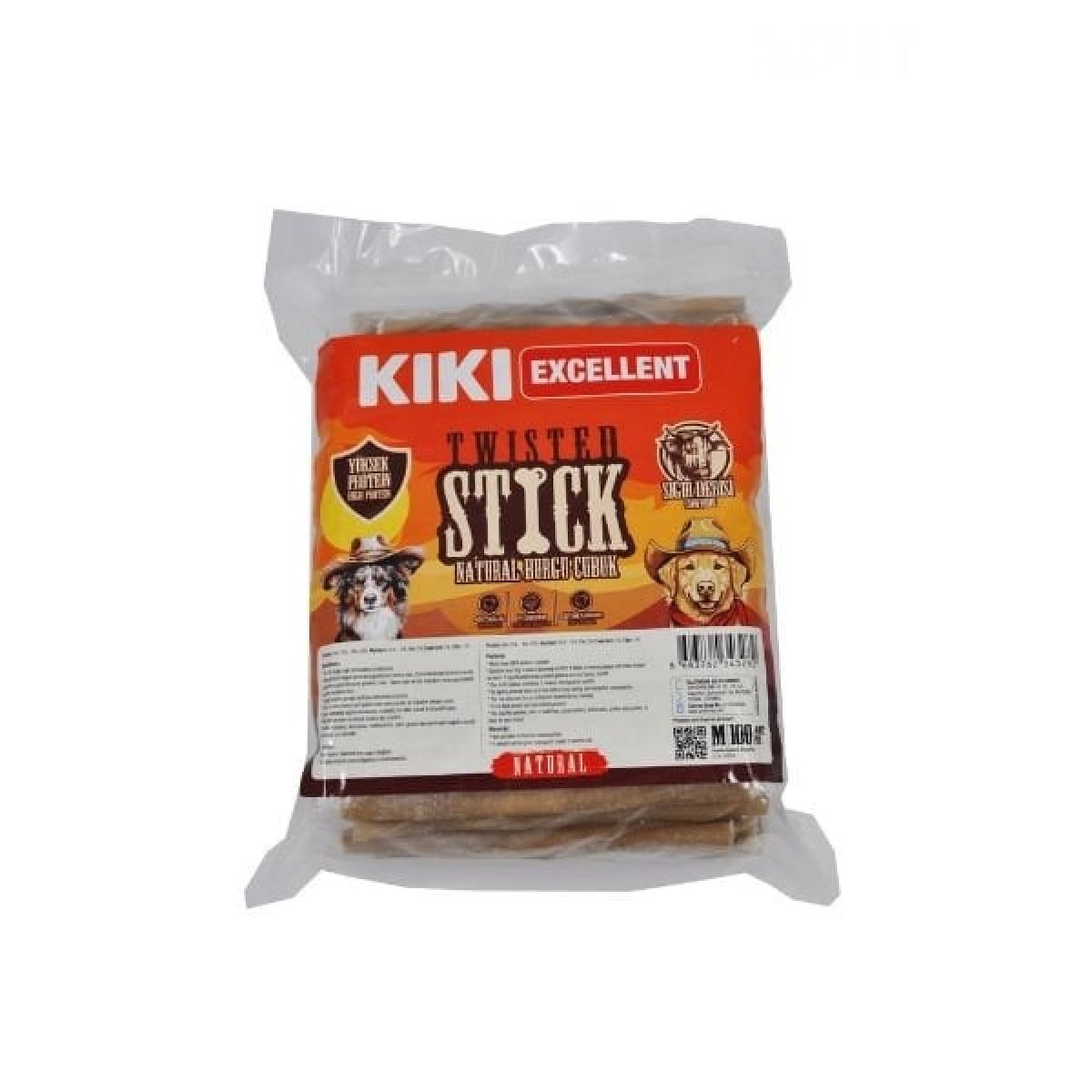 Kiki Excellent Sığır Derisinden Naturel Burgu Çubuk Kemik Köpek Ödülü 100 Adet Kiki Excellent Sığır Derisinden Naturel Burgu Çubuk Kemik Köpek Ödülü 100 Adet