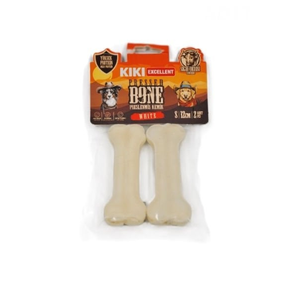 Kiki Excellent Sığır Derisinden Pres Kemik Köpek Ödülü 7 Cm 4 Adet Beyaz Kiki Excellent Sığır Derisinden Pres Kemik Köpek Ödülü 7 Cm 4 Adet Beyaz