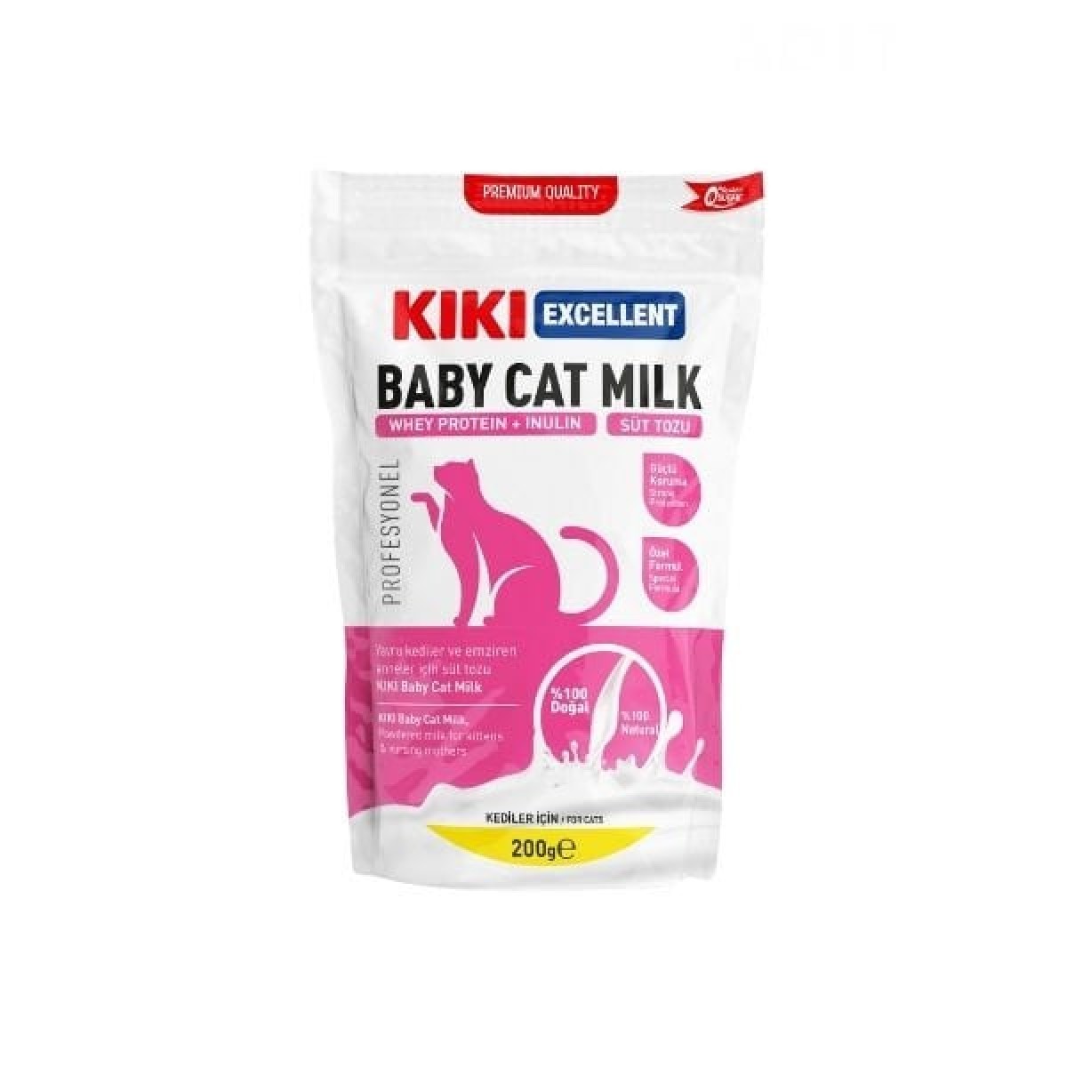 Kiki Excellent Yavru Kediler için Süt Tozu 200 Gr 1 Adet Kiki Excellent Yavru Kediler için Süt Tozu 200 Gr 1 Adet