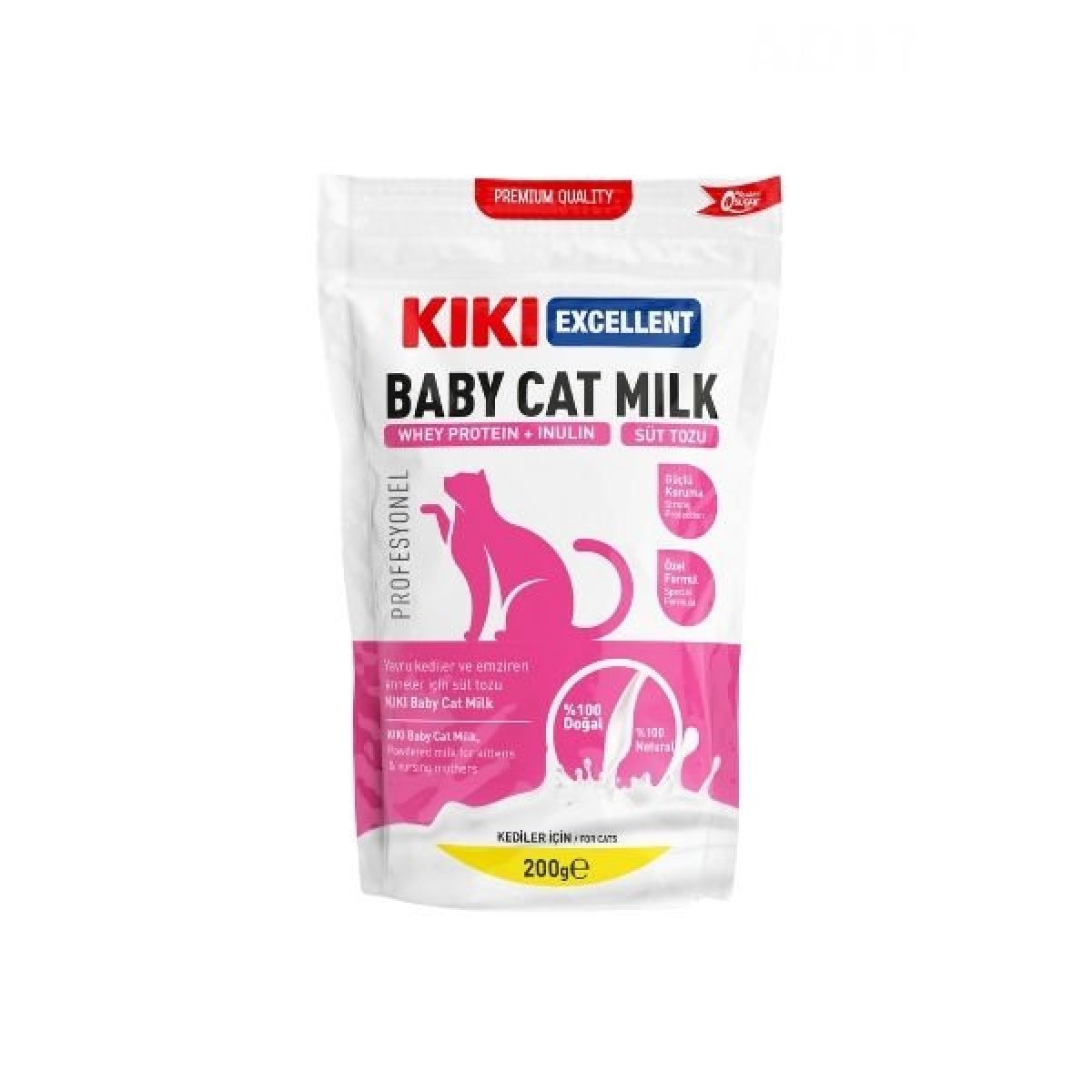 Kiki Excellent Yavru Kediler için Süt Tozu 200 Gr 1 Adet Kiki Excellent Yavru Kediler için Süt Tozu 200 Gr 1 Adet