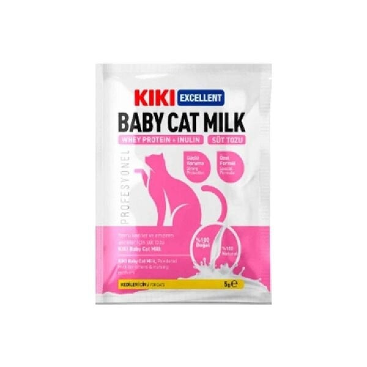 Kiki Excellent Yavru Kediler için Süt Tozu 5 Gr 1 Adet Kiki Excellent Yavru Kediler için Süt Tozu 5 Gr 1 Adet