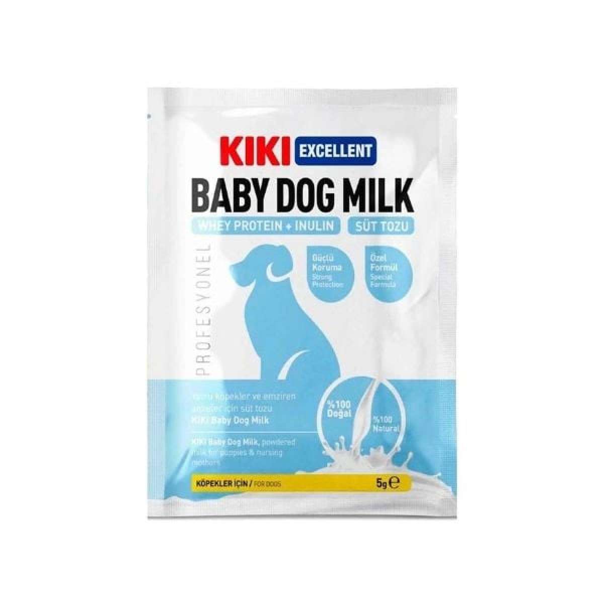 Kiki Excellent Yavru Köpekler için Süt Tozu 5 Gr 1 Adet Kiki Excellent Yavru Köpekler için Süt Tozu 5 Gr 1 Adet