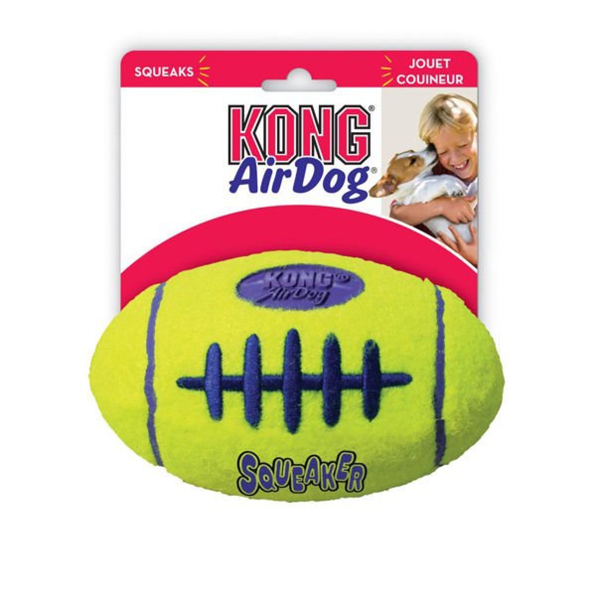 Kong Air Sq Sesli Futbol Top Köpek Oyuncağı Large 17.5 Cm Kong Air Sq Sesli Futbol Top Köpek Oyuncağı Large 17.5 Cm