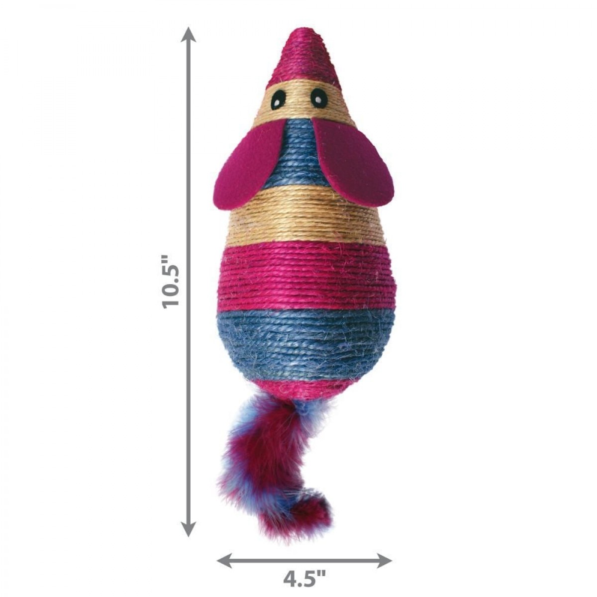 Kong Catnipli Wrangler Fare Peluş Kedi Oyuncağı 40 Cm Kong Catnipli Wrangler Fare Peluş Kedi Oyuncağı 40 Cm