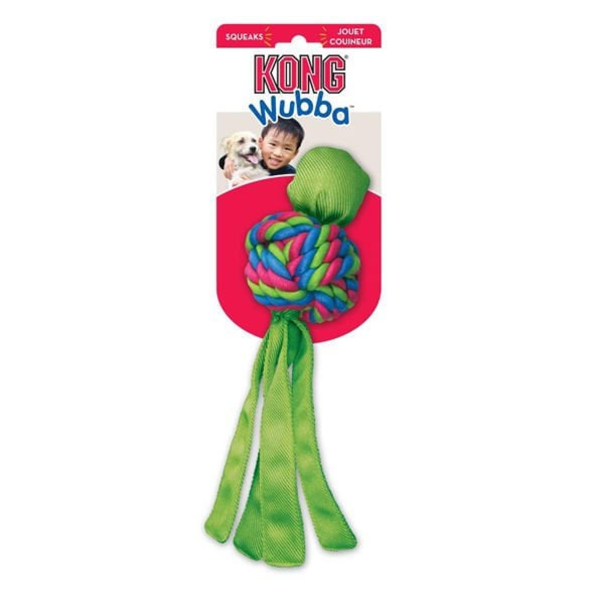 Kong Köpek Wubba Weaves Sesli Oyuncak Small 23 Cm Kong Köpek Wubba Weaves Sesli Oyuncak Small 23 Cm