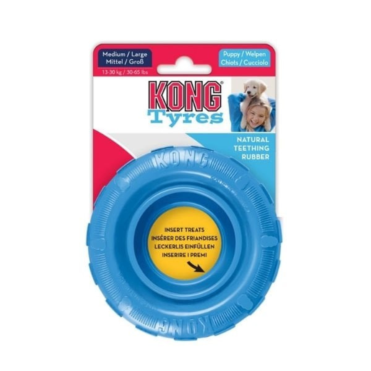 Kong Lastik Şeklinde Kauçuk Yavru Köpek Oyuncağı Medium/Large Mavi/Pembe 11 Cm Kong Lastik Şeklinde Kauçuk Yavru Köpek Oyuncağı Medium/Large Mavi/Pembe 11 Cm