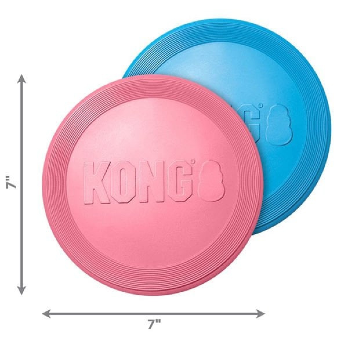 Kong Puppy Yavru Köpek için Frizbi Pembe/Mavi Kong Puppy Yavru Köpek için Frizbi Pembe/Mavi