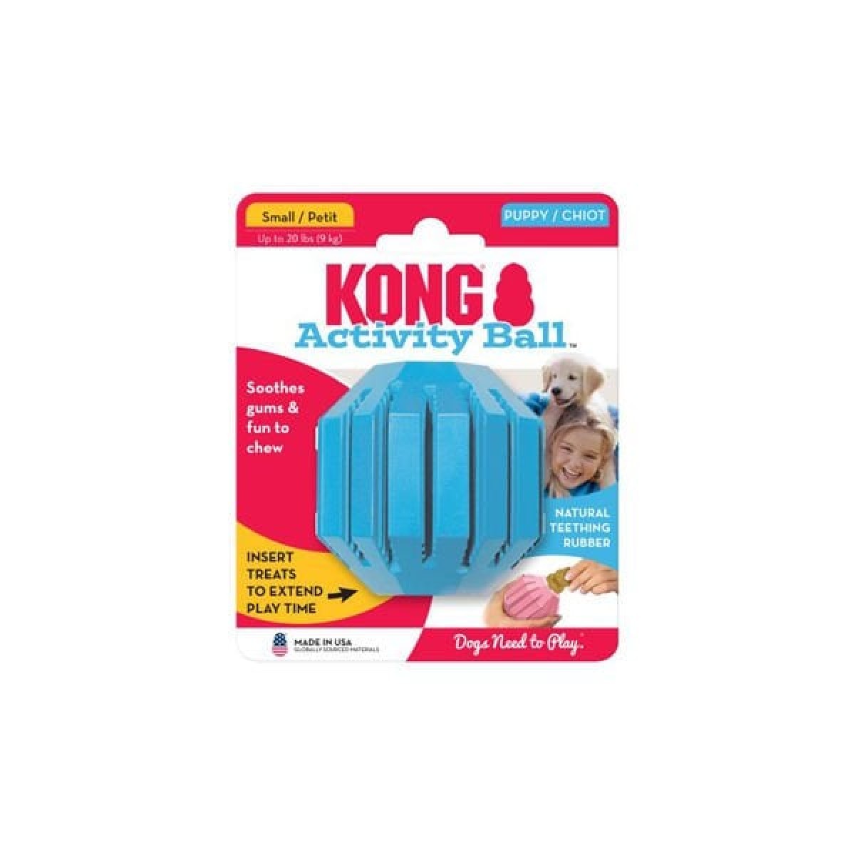 Kong Puppy Yavru Köpek Ödül Oyun Topu Medium 8 Cm Kong Puppy Yavru Köpek Ödül Oyun Topu Medium 8 Cm