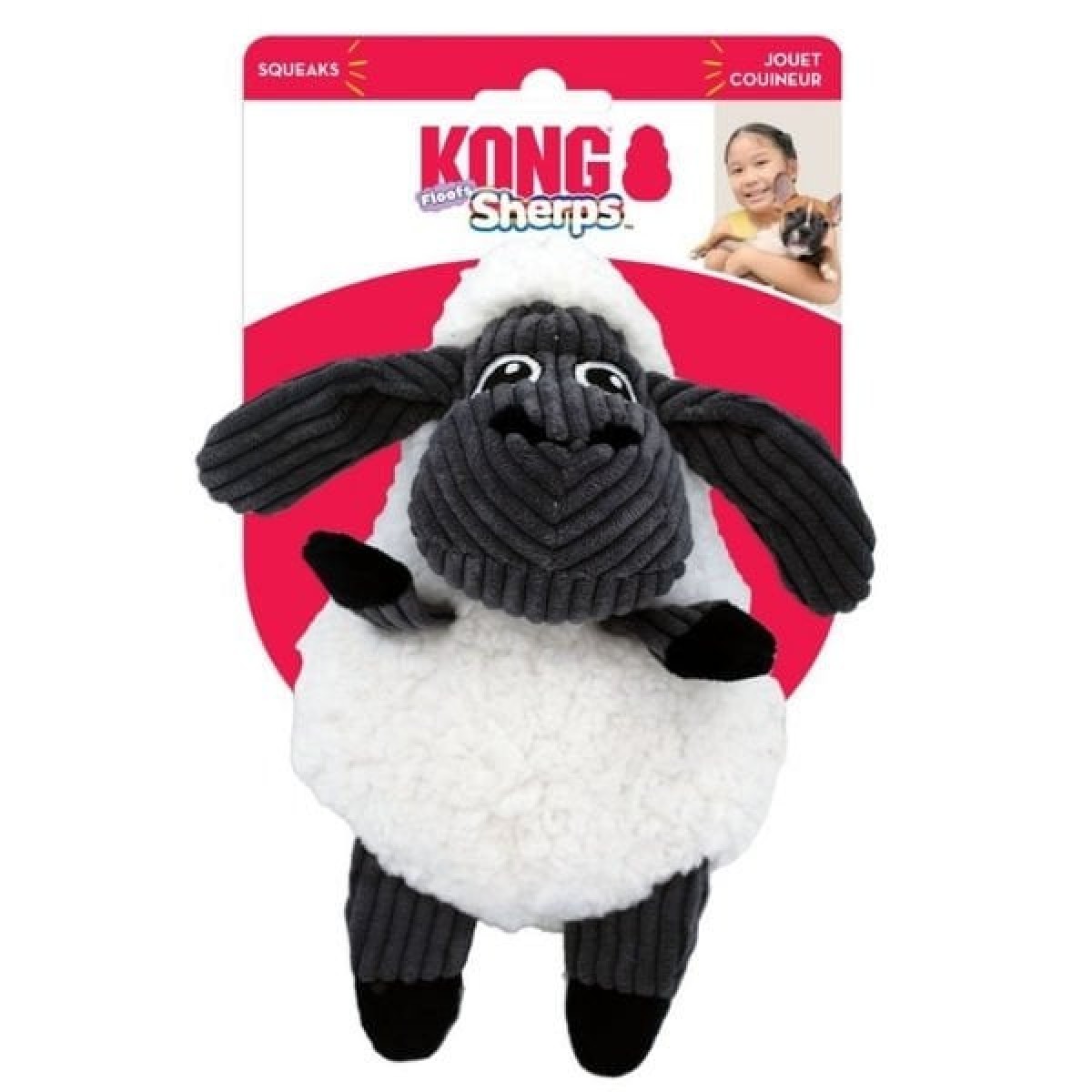 Kong Sherps Kuzu Şeklinde Peluş Köpek Oyuncağı Medium Kong Sherps Kuzu Şeklinde Peluş Köpek Oyuncağı Medium