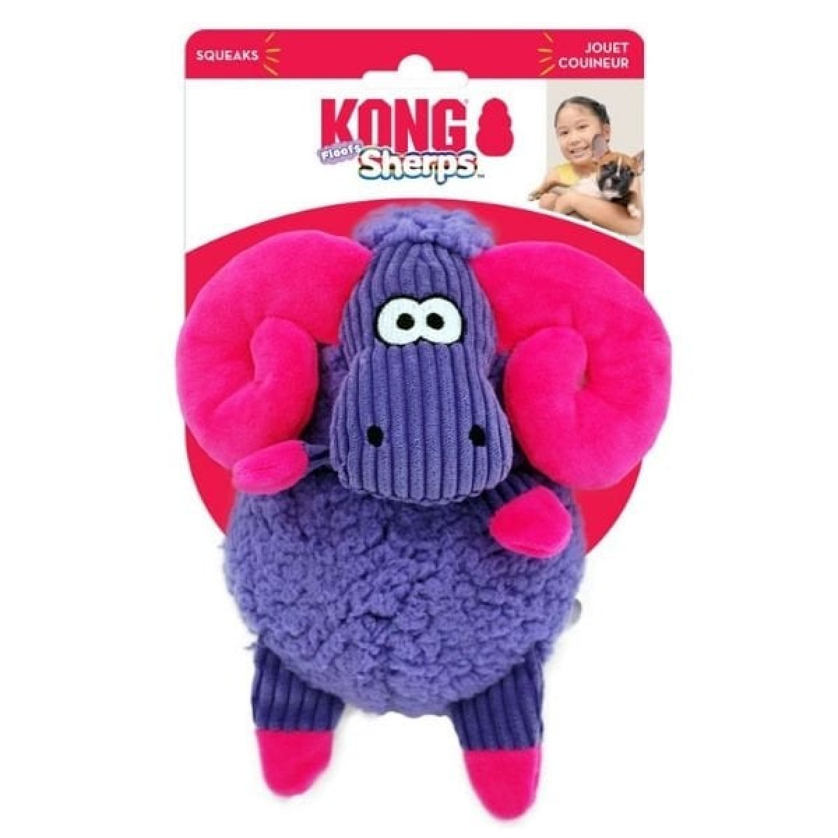 Kong Sherps Sevimli Hipopotam Şeklinde Peluş Köpek Oyuncağı Medium Kong Sherps Sevimli Hipopotam Şeklinde Peluş Köpek Oyuncağı Medium