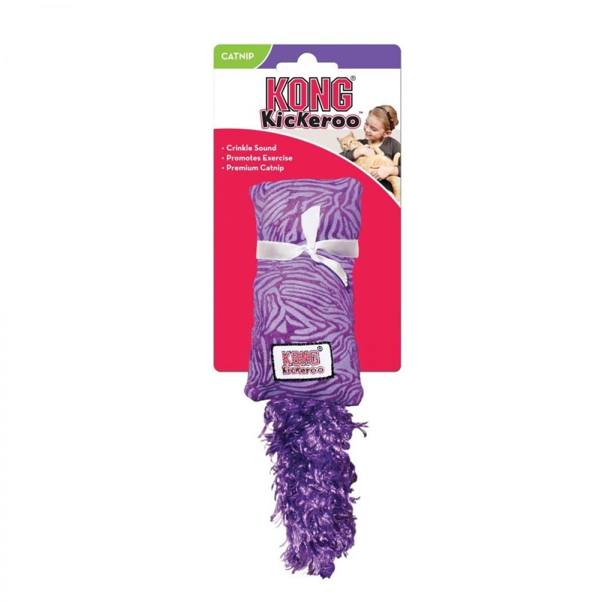 Kong Yavru Kedi Oyuncak, Kediotlu Kickeroo 22 Cm Kong Yavru Kedi Oyuncak, Kediotlu Kickeroo 22 Cm