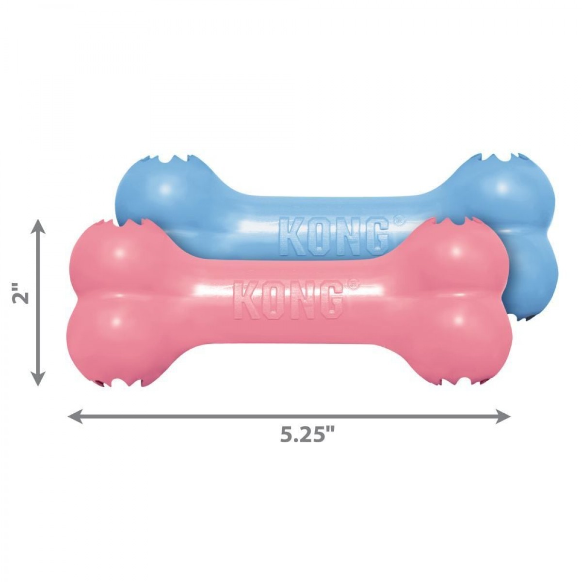 Kong Yavru Köpek Diş Oyuncağı Small Mavi/Pembe Kong Yavru Köpek Diş Oyuncağı Small Mavi/Pembe