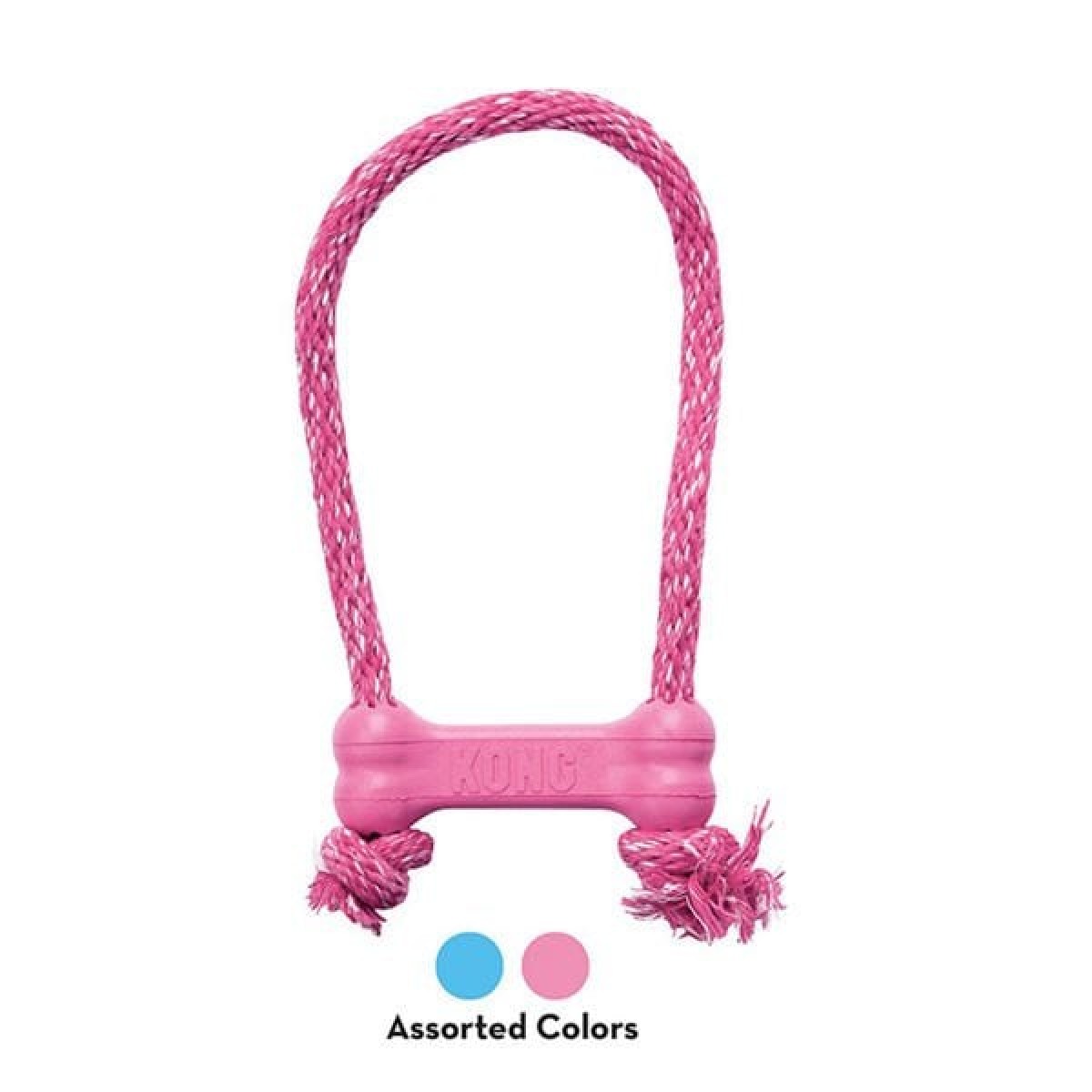 Kong Yavru Köpek İpli Diş Oyuncağı Xsmall Mavi/Pembe Kong Yavru Köpek İpli Diş Oyuncağı Xsmall Mavi/Pembe