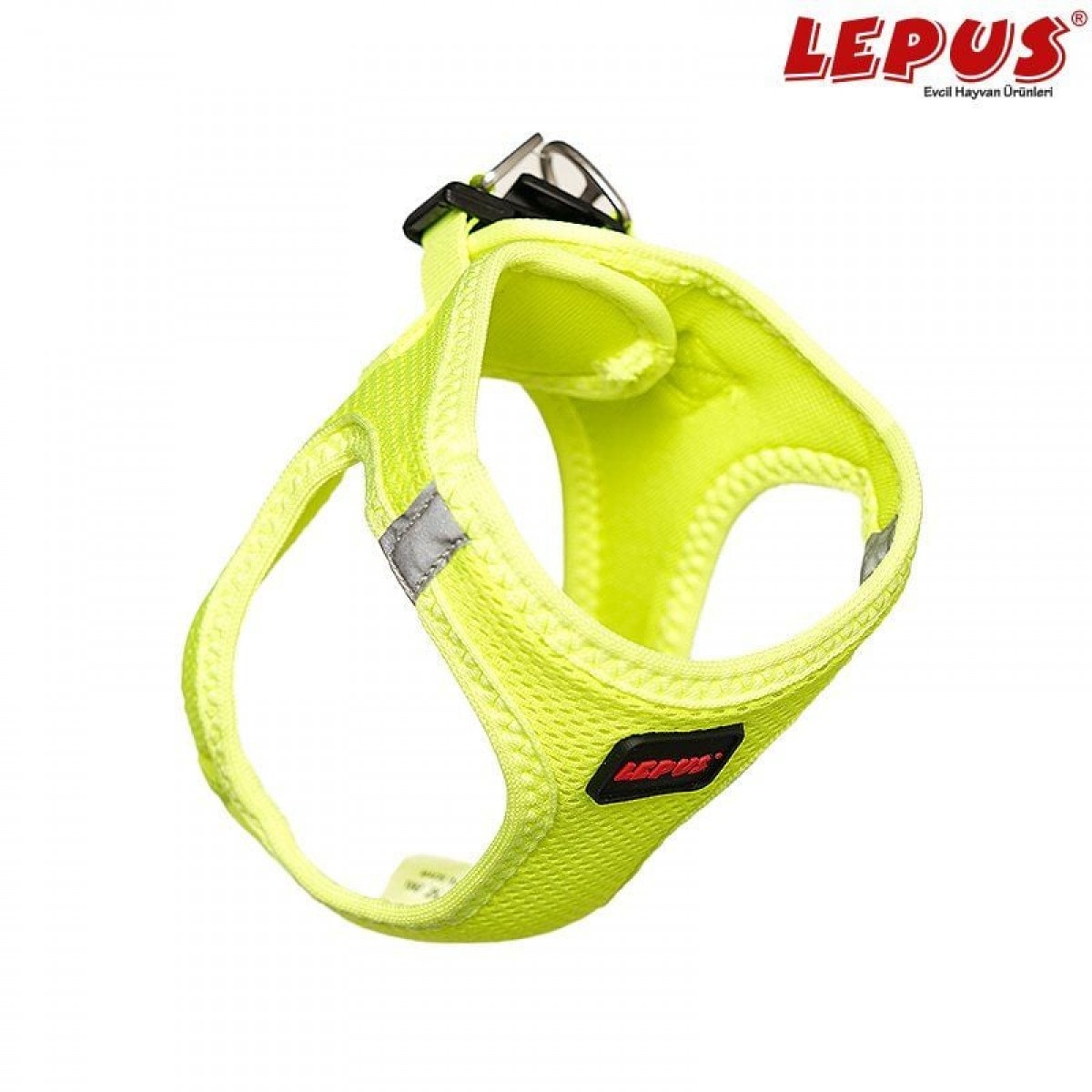 Lepus Köpek Göğüs Tasması (M) Neon Sarı Lepus Köpek Göğüs Tasması (M) Neon Sarı