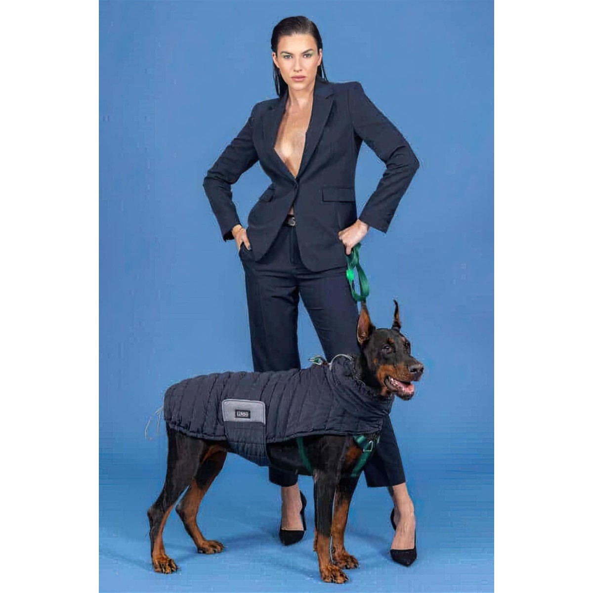 Lindo Dogs Air Puff Deep Köpek Montu Siyah Beden 2