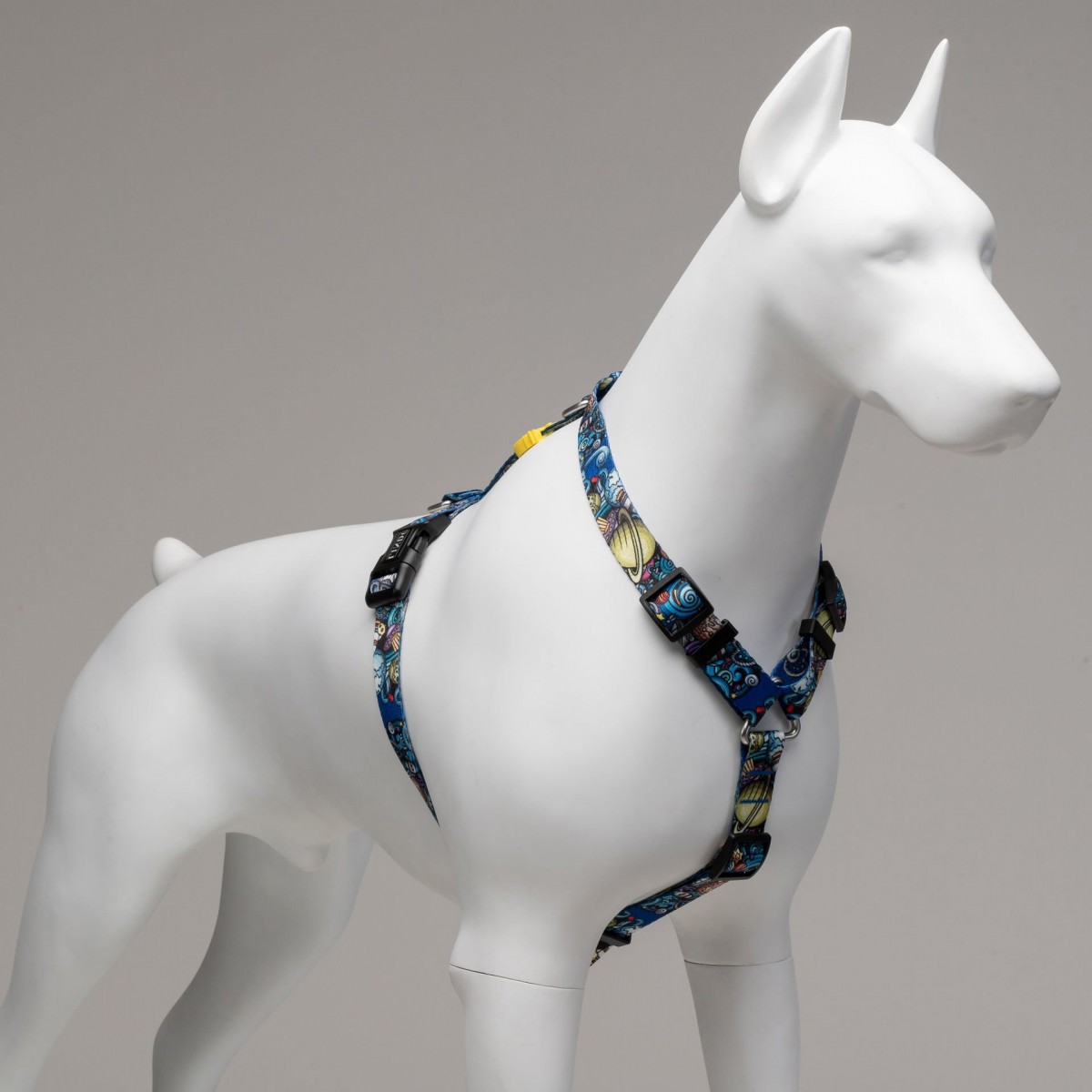 Lindo Dogs Apollo H Tipi Köpek Göğüs Tasması Mavi/Sarı Beden Medium Lindo Dogs Apollo H Tipi Köpek Göğüs Tasması Mavi/Sarı Beden Medium