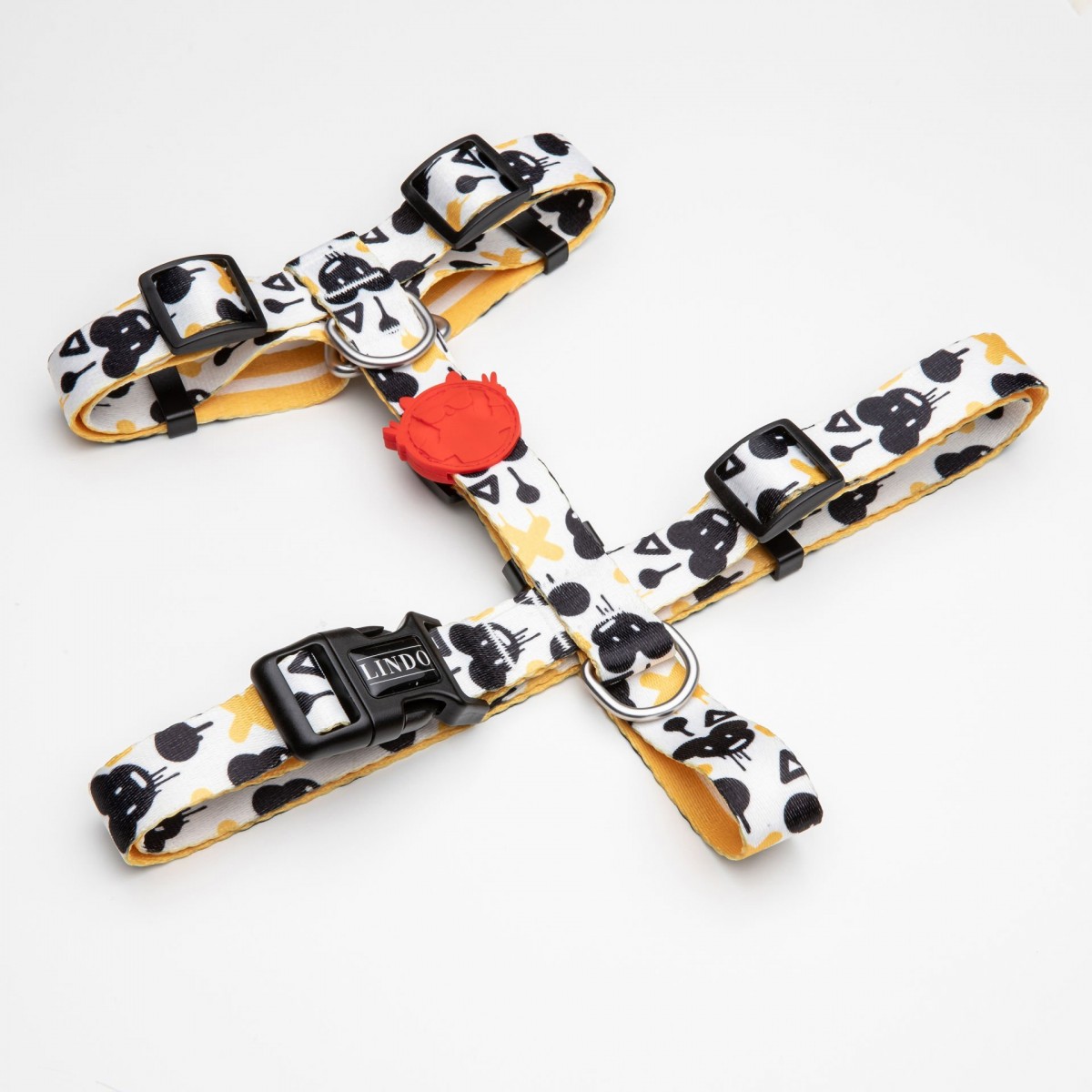 Lindo Dogs Bad Mouse H Tipi Köpek Göğüs Tasması Beden Medium Lindo Dogs Bad Mouse H Tipi Köpek Göğüs Tasması Beden Medium