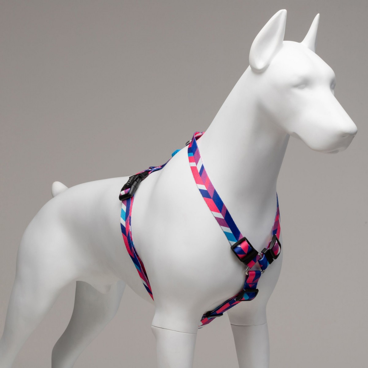 Lindo Dogs Pink Dream H Tipi Köpek Göğüs Tasması Mavi/Pembe Beden Large Lindo Dogs Pink Dream H Tipi Köpek Göğüs Tasması Mavi/Pembe Beden Large
