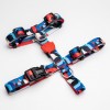 Lindo Dogs Red Line H Tipi Köpek Göğüs Tasması Kırmızı/Mavi Beden Large Lindo Dogs Red Line H Tipi Köpek Göğüs Tasması Kırmızı/Mavi Beden Large