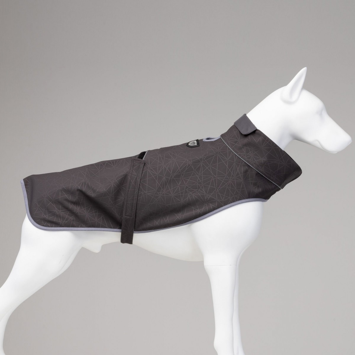 Lindo Dogs Softshell Magnetic Köpek Yağmurluğu Siyah Beden 4