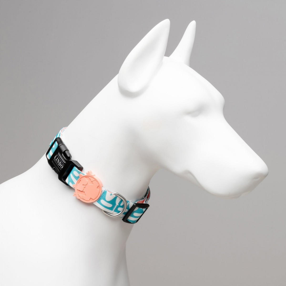 Lindo Dogs Touch Köpek Boyun Tasması Beyaz/Mavi Small