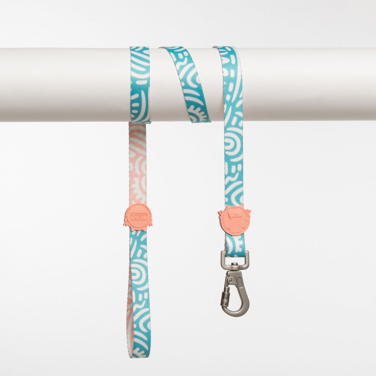 Lindo Dogs Touch Köpek Gezdirme Kayışı Mavi/Pembe Small