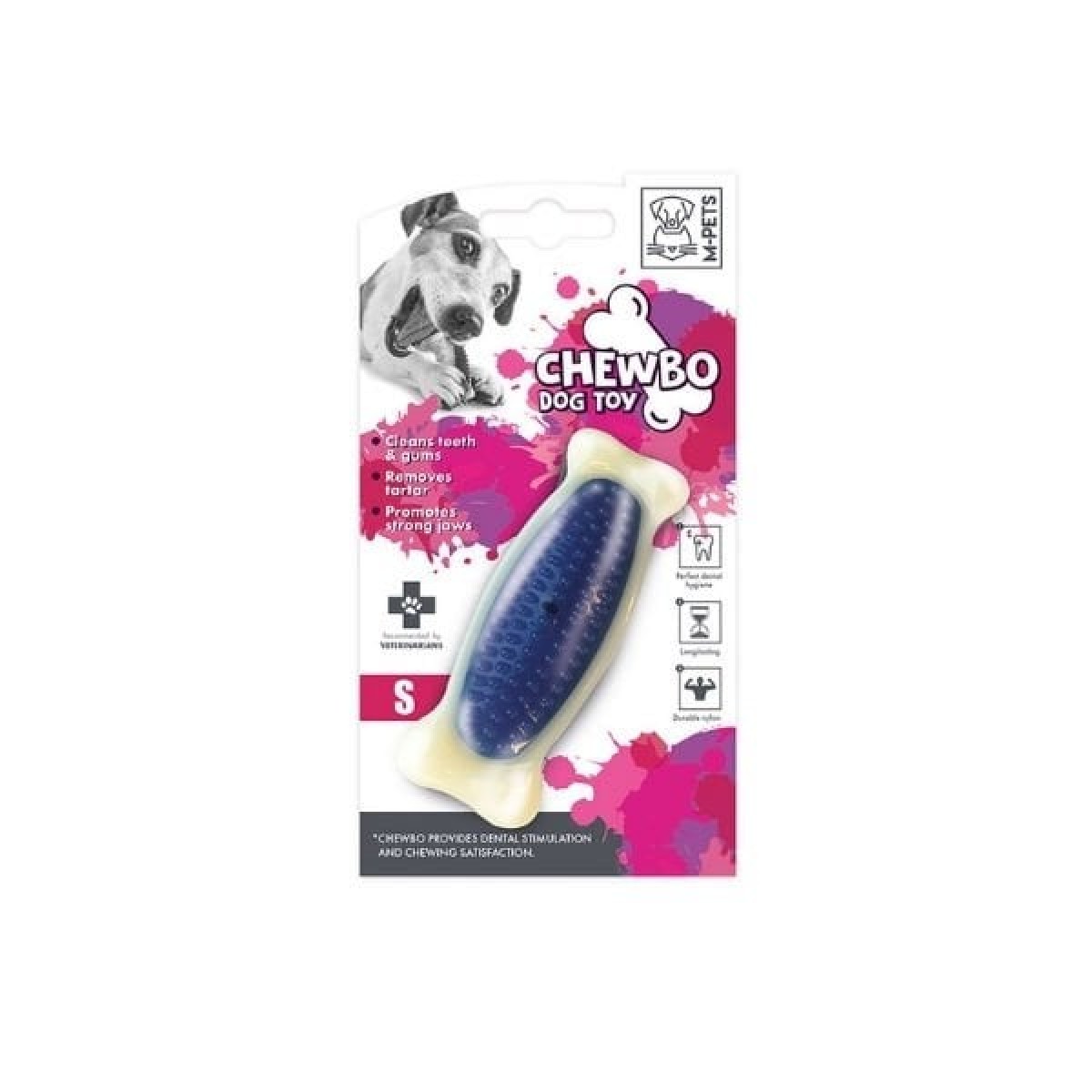 M-Pets Chewbo Diş Bakım ve Köpek Çiğneme Oyuncağı Small M-Pets Chewbo Diş Bakım ve Köpek Çiğneme Oyuncağı Small